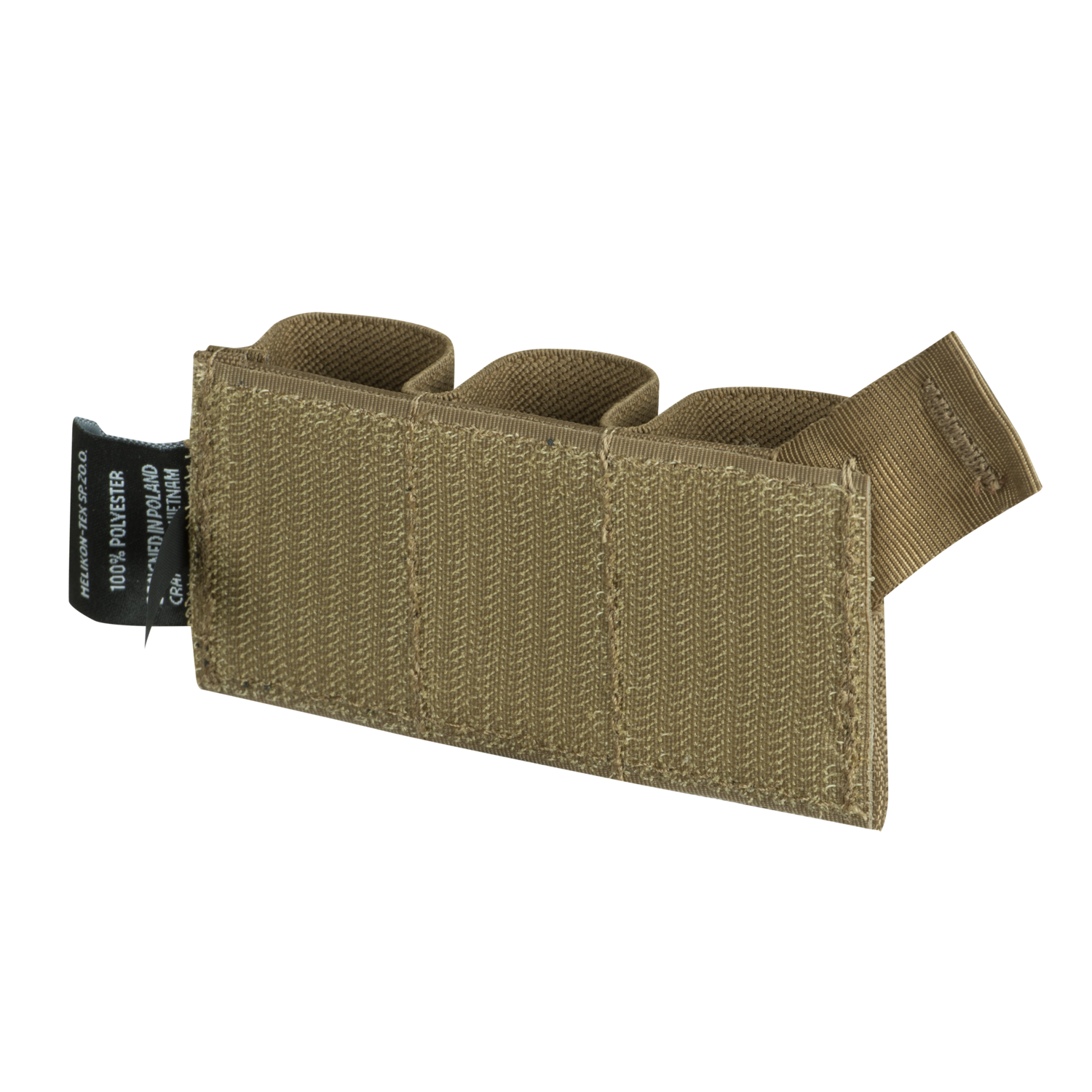 Trigubas elastinis dėklas pistoleto dėtuvėms