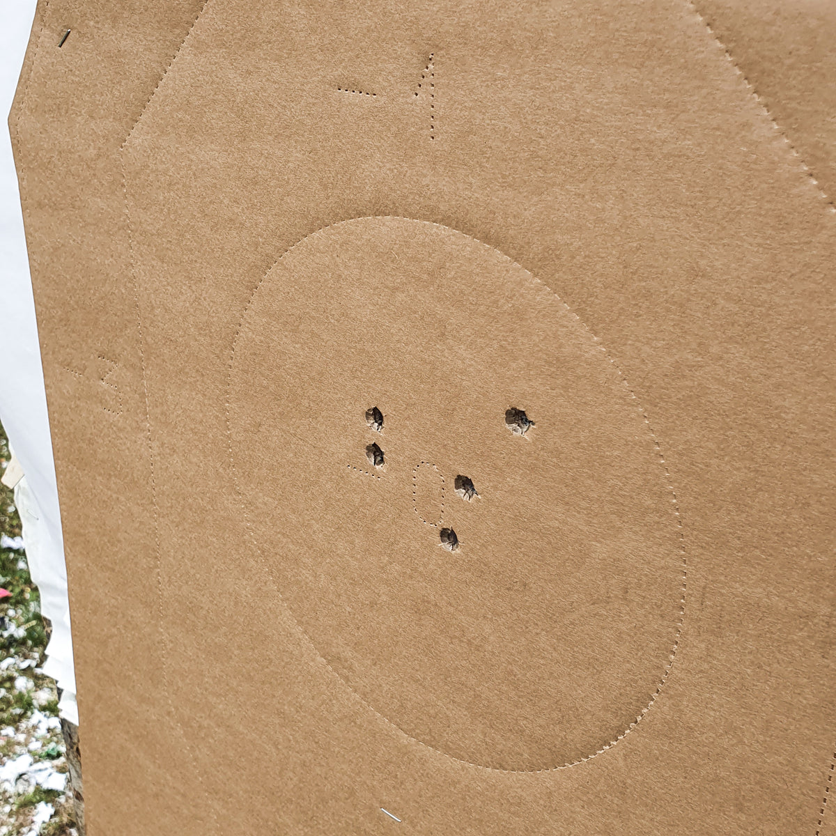 Gofro kartonas: IDPA taikinys